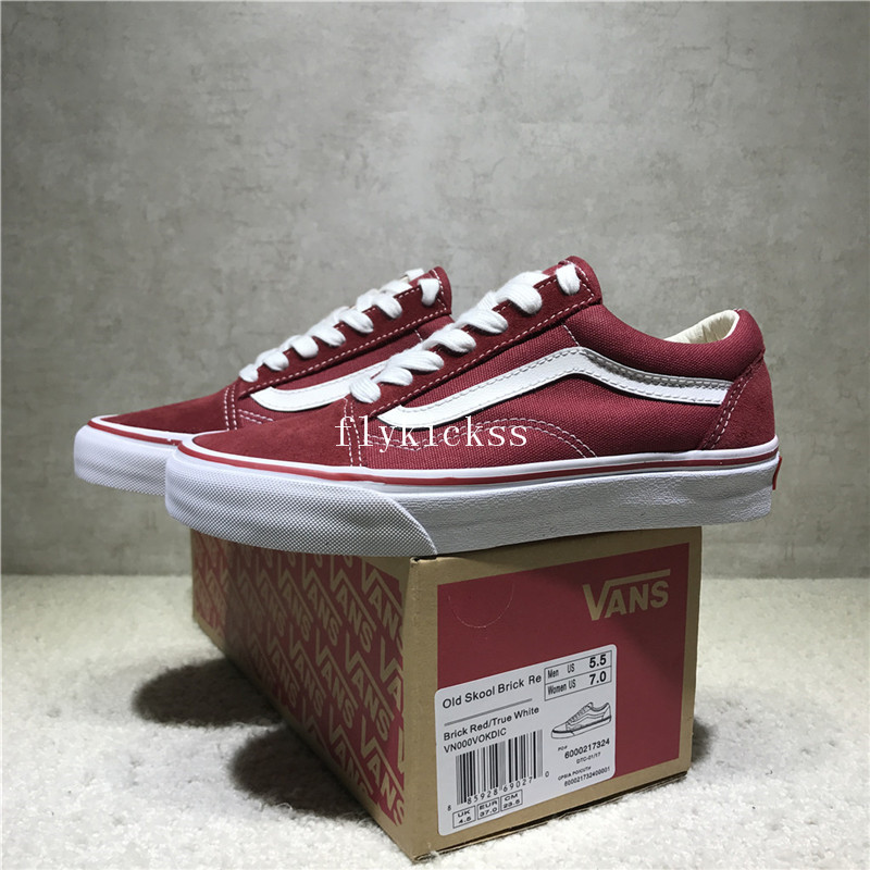 Vans Old Skool Red White